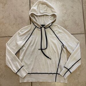 Rag & Bone Shannon Merino Wool Beige/cream Hoodie Size Medium